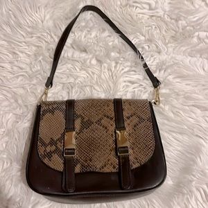 Snake leather purse
